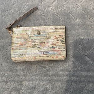 Pretty Ships Wristlet Never Used 5"x 7 1/2"